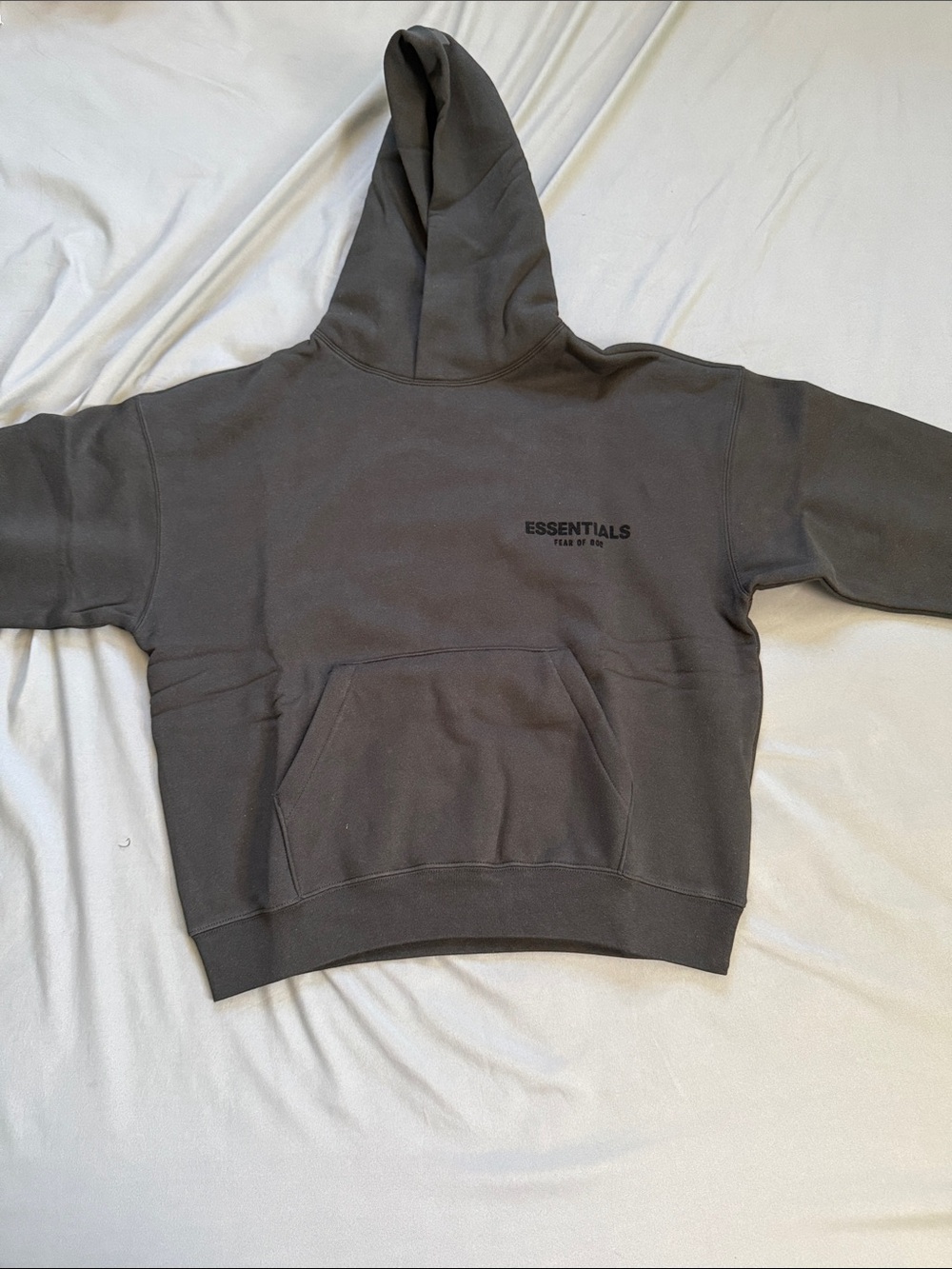Essentials Men’s Charcoal Crewneck Hoodie